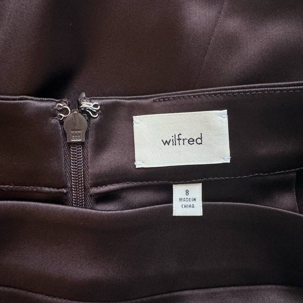 Wilfred Chocolate Brown Mini Skirt - Picture 5 of 5